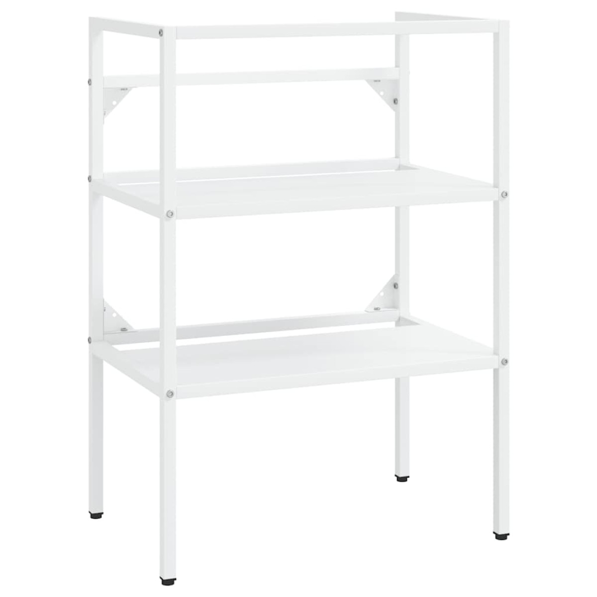 vidaXL Έπιπλο Μπάνιου Λευκό 59 x 38 x 83 εκ. Σιδερένιο