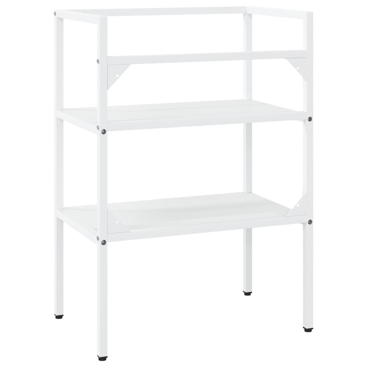 vidaXL Έπιπλο Μπάνιου Λευκό 59 x 38 x 83 εκ. Σιδερένιο