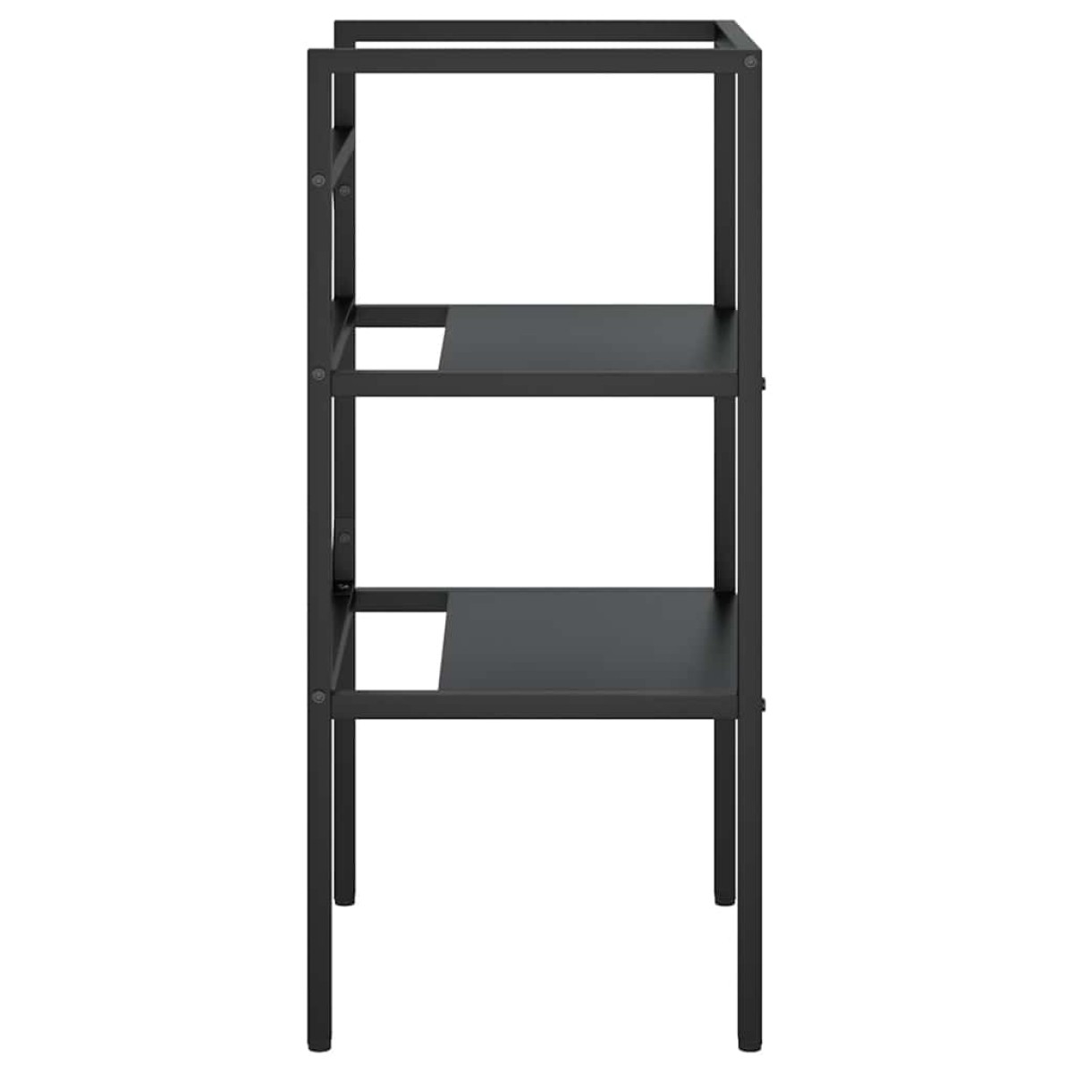 vidaXL Έπιπλο Μπάνιου Μαύρο 40 x 38 x 83 εκ. Σιδερένιο