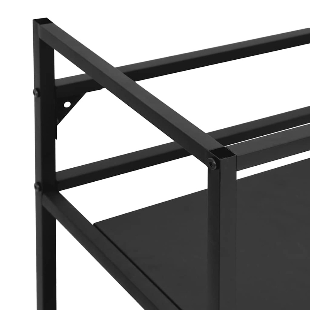 vidaXL Έπιπλο Μπάνιου Μαύρο 40 x 38 x 83 εκ. Σιδερένιο