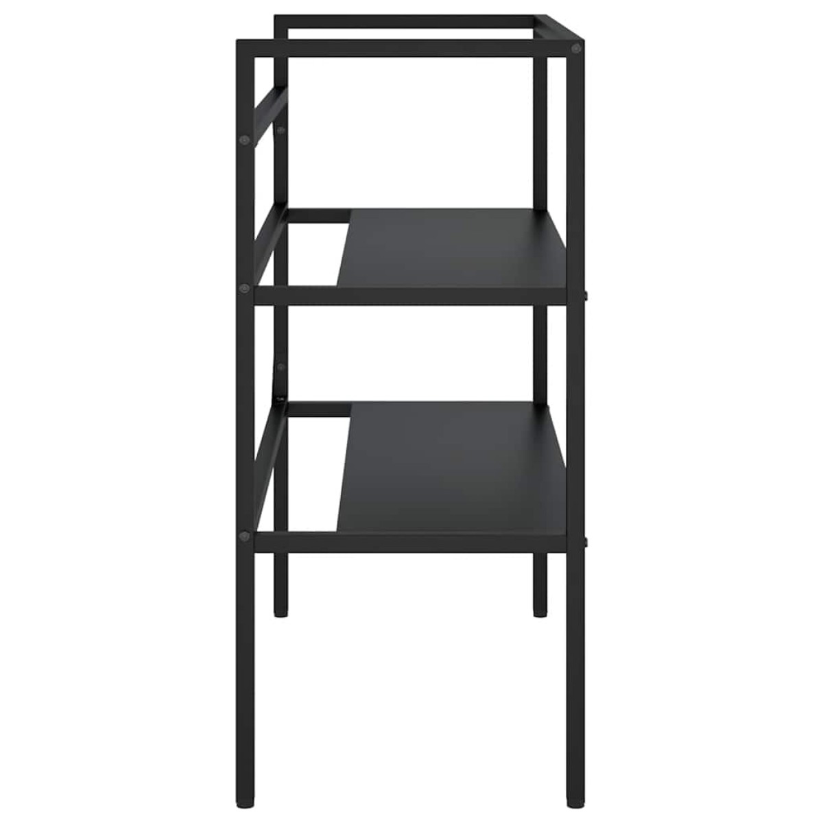 vidaXL Έπιπλο Μπάνιου Μαύρο 79 x 38 x 83 εκ. Σιδερένιο