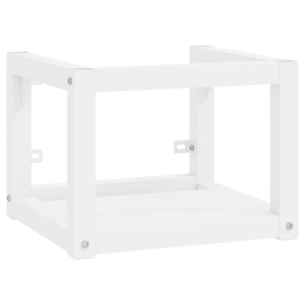 vidaXL Έπιπλο Μπάνιου Επιτοίχιο Λευκό 40 x 38 x 31 εκ. Σιδερένιο