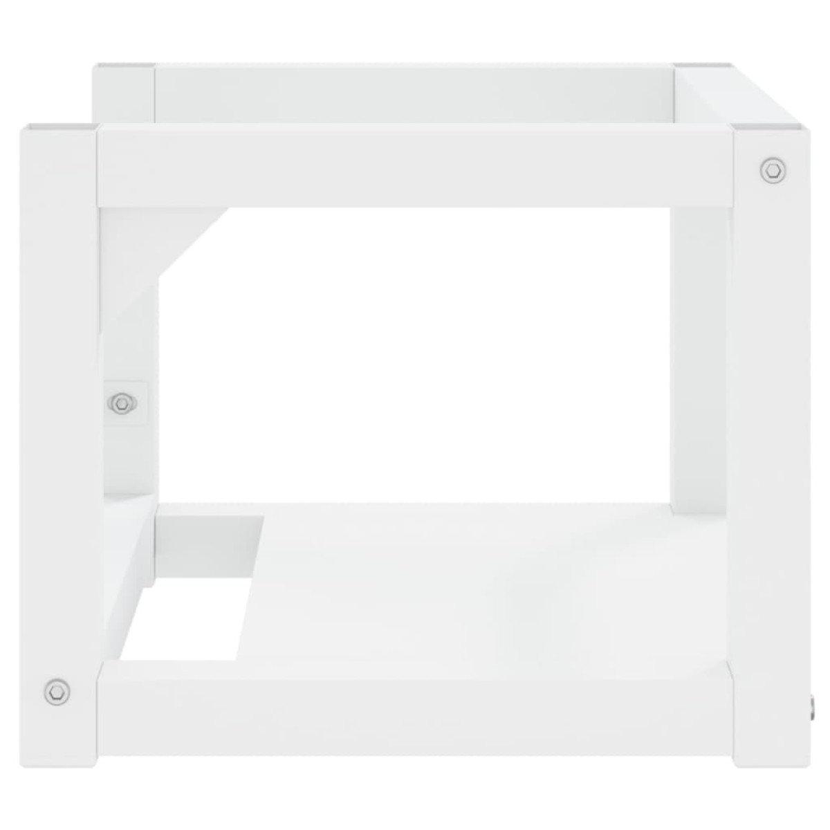 vidaXL Έπιπλο Μπάνιου Επιτοίχιο Λευκό 40 x 38 x 31 εκ. Σιδερένιο