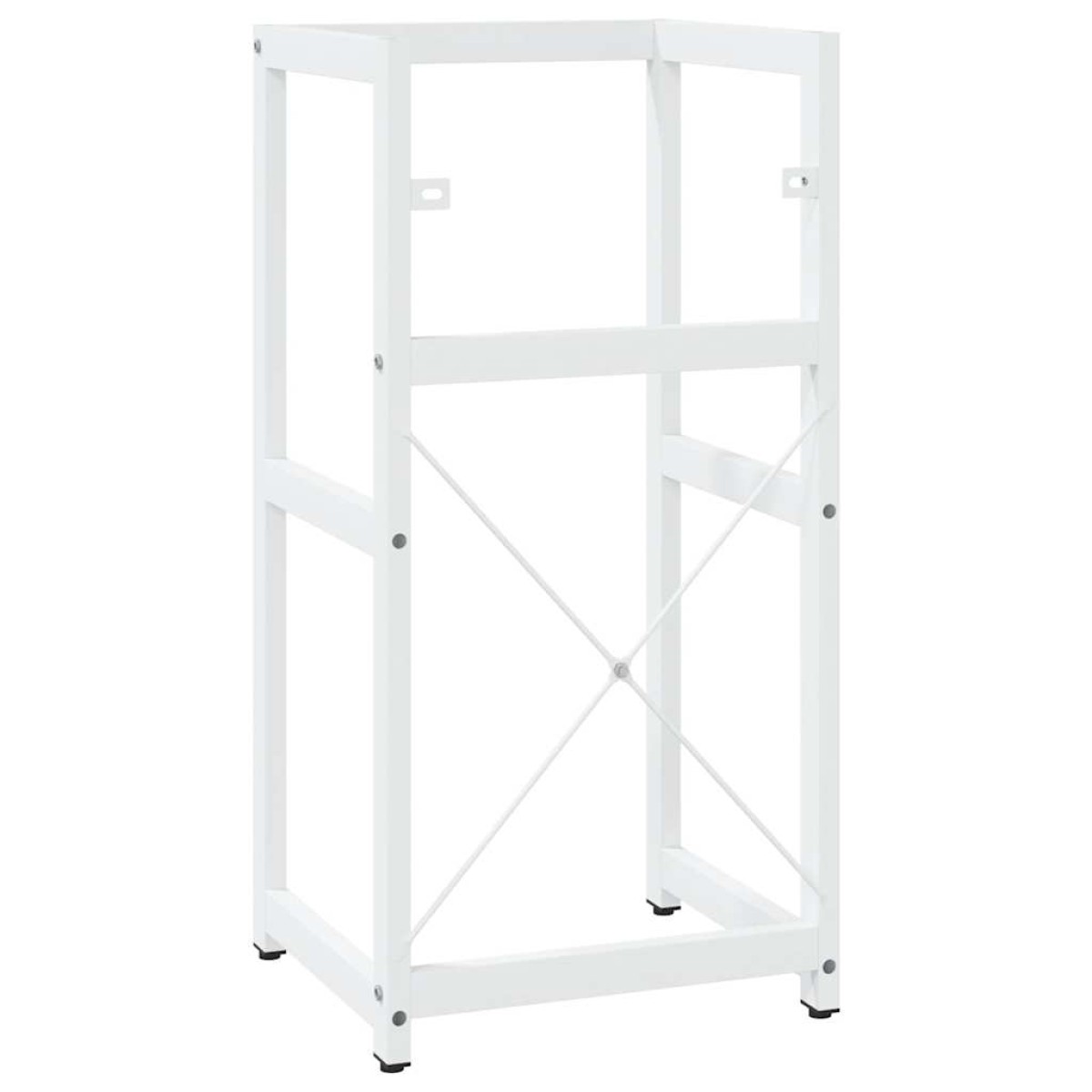 vidaXL Έπιπλο Μπάνιου Λευκό 40 x 38 x 83 εκ. Σιδερένιο