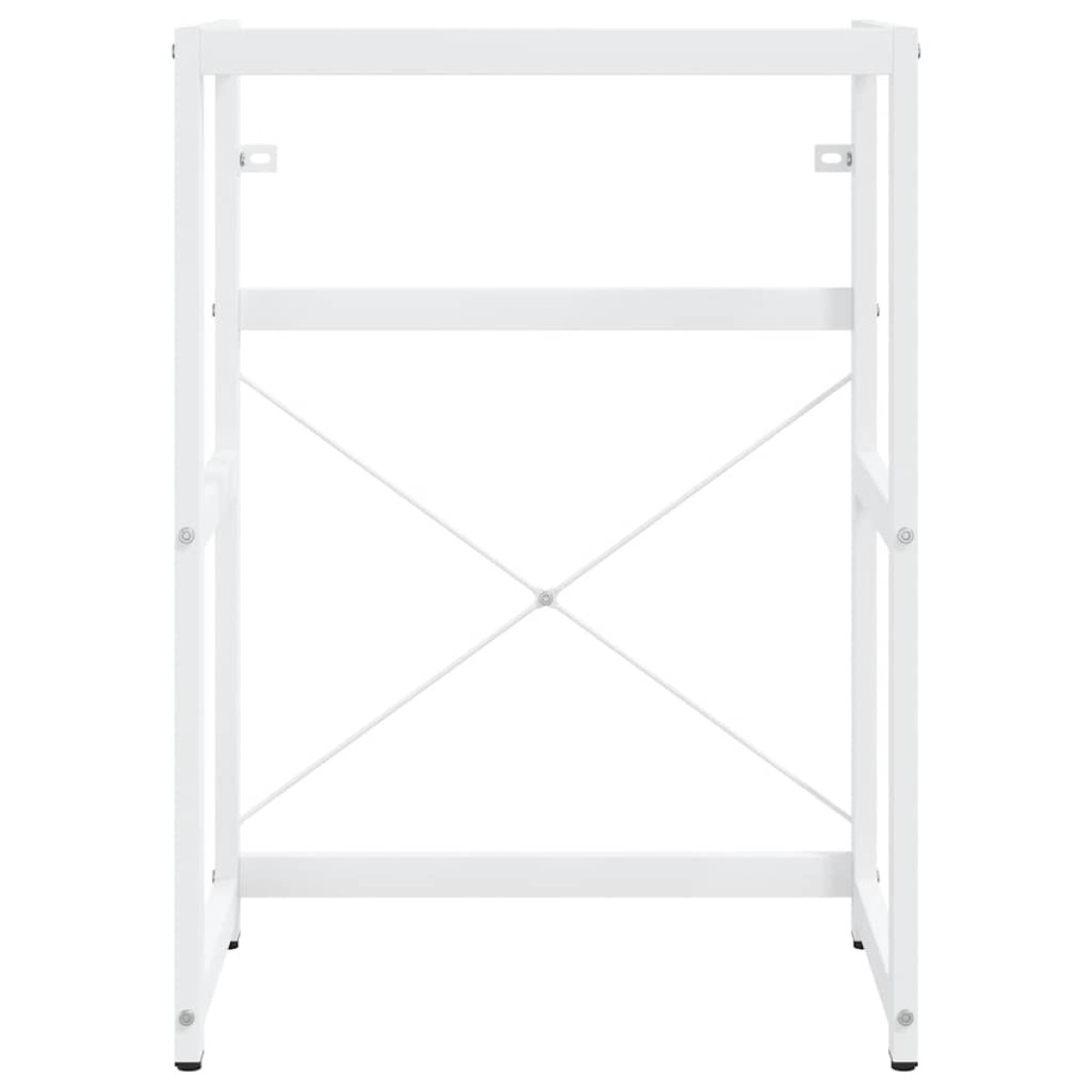 vidaXL Έπιπλο Μπάνιου Λευκό 59 x 38 x 83 εκ. Σιδερένιο
