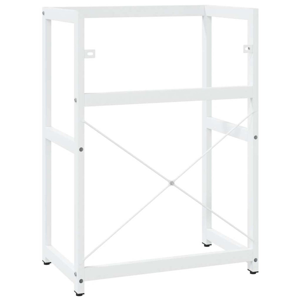 vidaXL Έπιπλο Μπάνιου Λευκό 59 x 38 x 83 εκ. Σιδερένιο