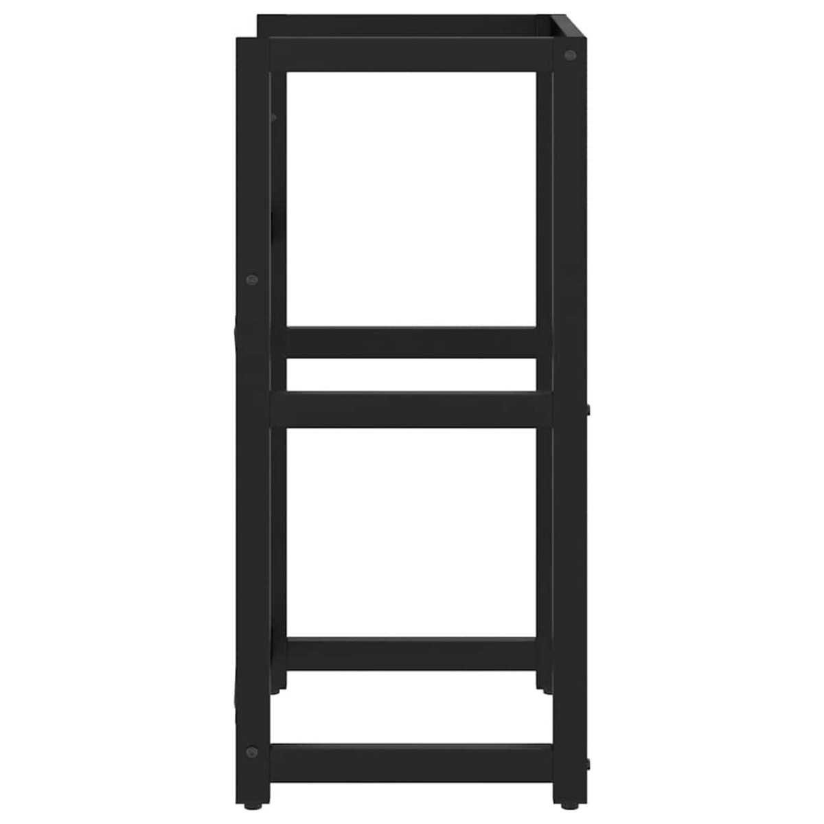 vidaXL Έπιπλο Μπάνιου Μαύρο 40 x 38 x 83 εκ. Σιδερένιο