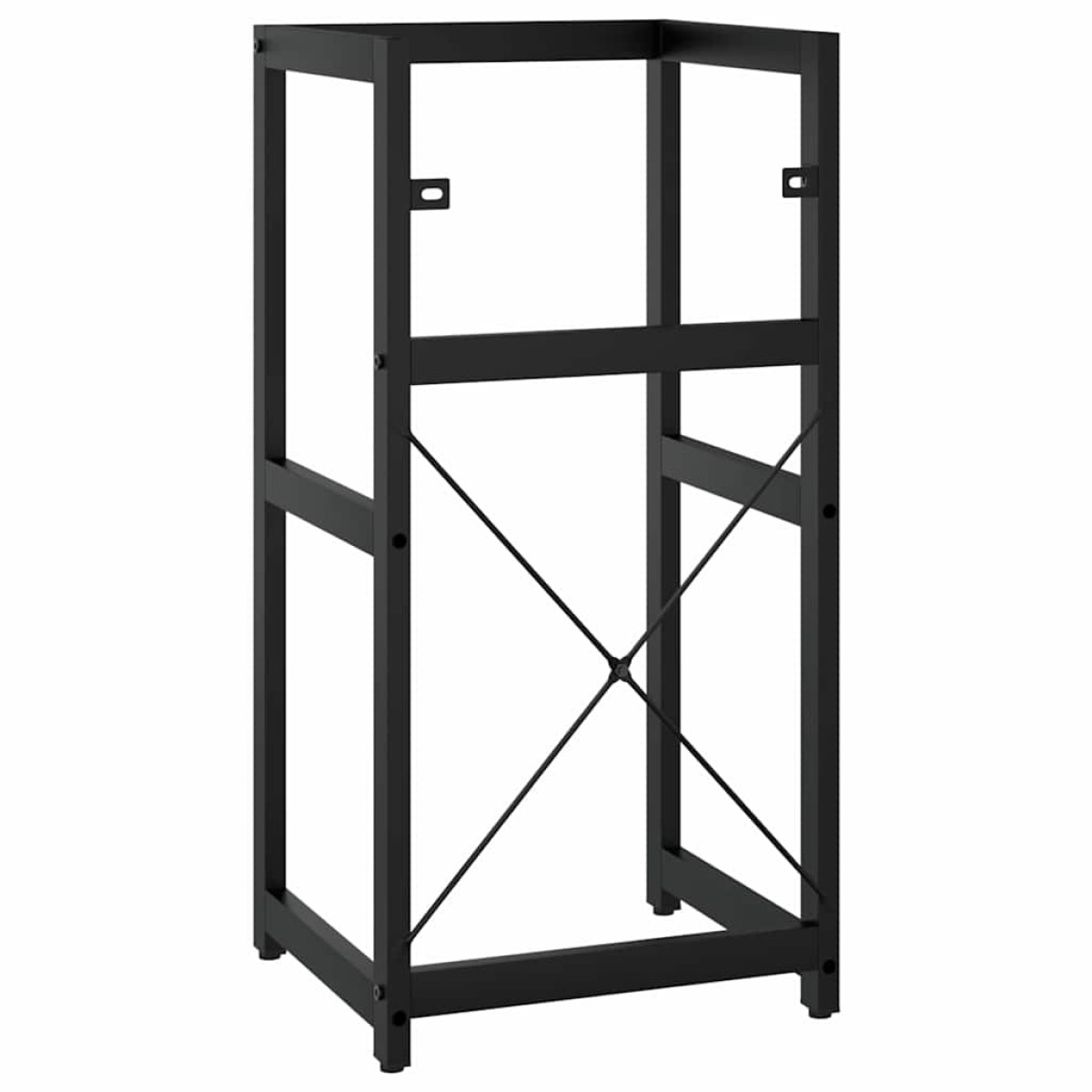 vidaXL Έπιπλο Μπάνιου Μαύρο 40 x 38 x 83 εκ. Σιδερένιο