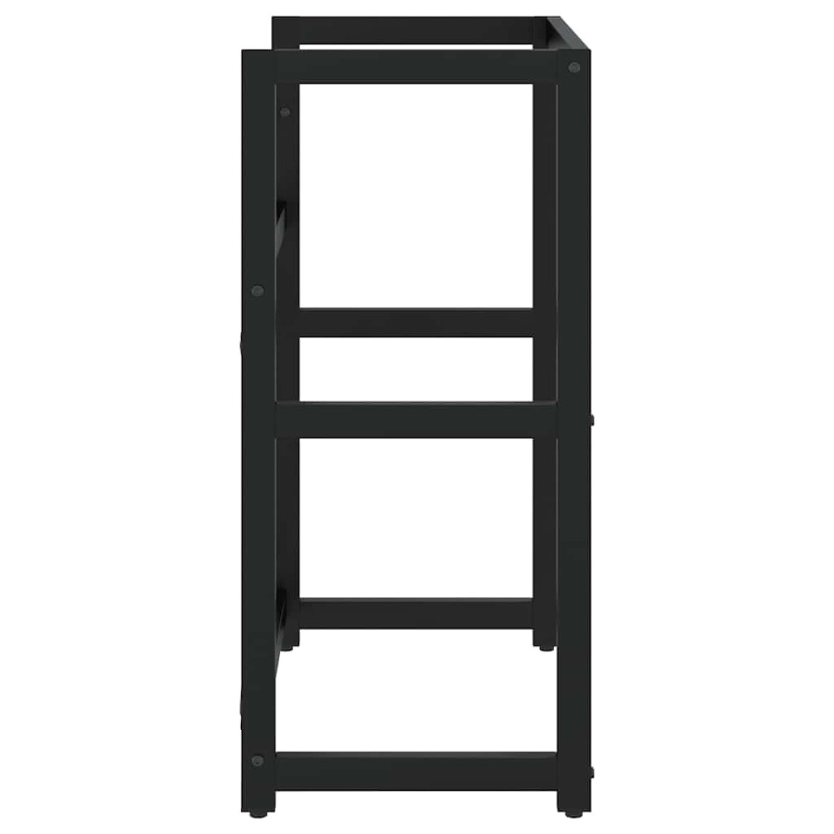 vidaXL Έπιπλο Μπάνιου Μαύρο 59 x 38 x 83 εκ. Σιδερένιο