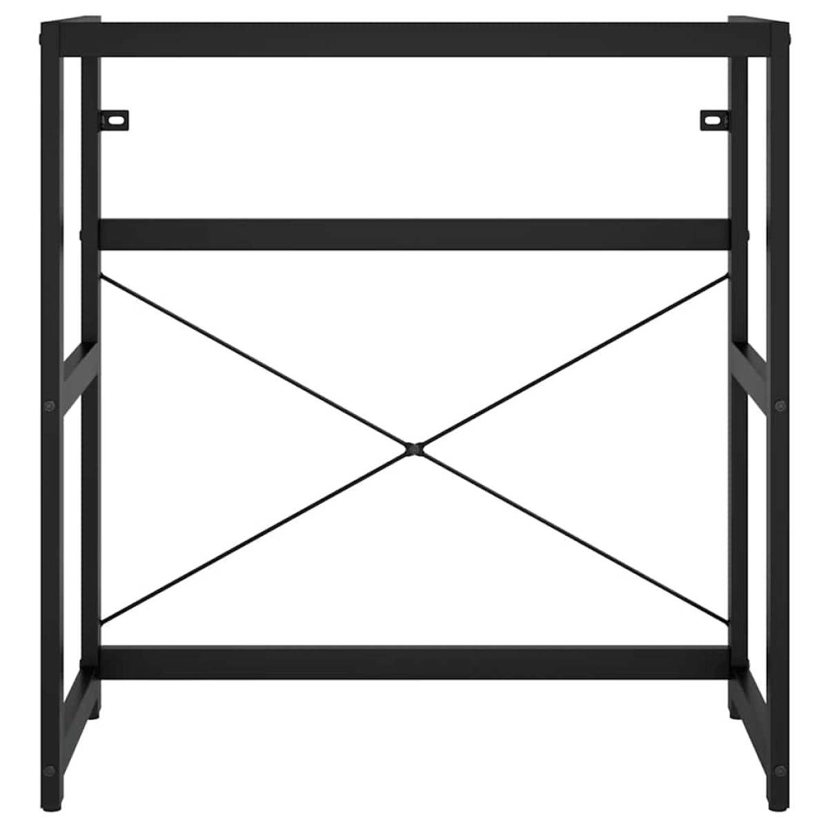 vidaXL Έπιπλο Μπάνιου Μαύρο 79 x 38 x 83 εκ. Σιδερένιο