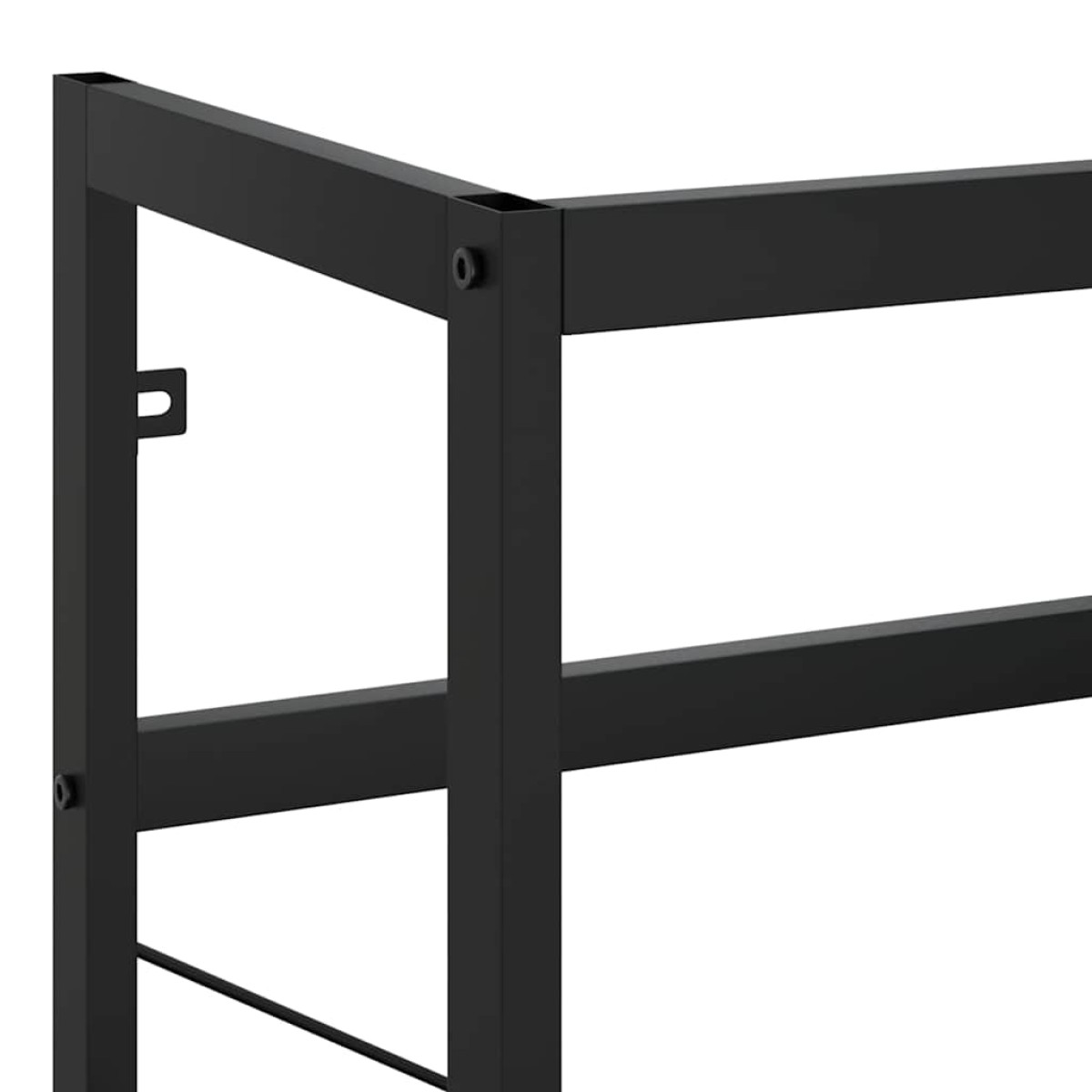 vidaXL Έπιπλο Μπάνιου Μαύρο 79 x 38 x 83 εκ. Σιδερένιο