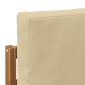 vidaXL Σειρά Καναπέ Εξωτερικού 4 τμχ. Φυσικό και Μπεζ Πολυεστέρας