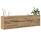 vidaXL Μονάδες TV 2 τμχ. Artisan Oak Επεξεργασμένο Ξύλο