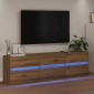 vidaXL Μονάδες TV 2 τμχ. Artisan Oak Επεξεργασμένο Ξύλο