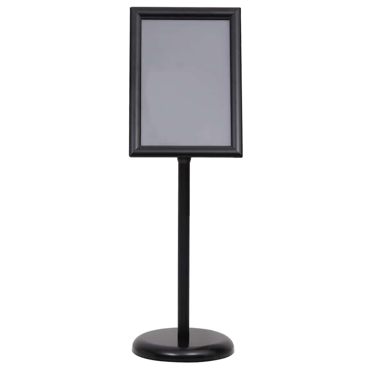 vidaXL Βάσεις Αφισών 2 τμχ. Μαύρο 45 x 32,7 x 108 εκ. Αλουμίνιο