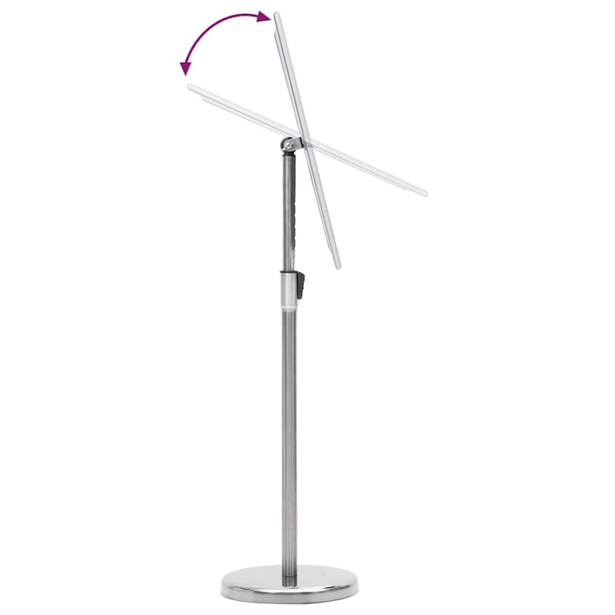 vidaXL Βάσεις Αφισών 2 τμχ. Ασημί 45 x 32,7 x 108 εκ. Αλουμίνιο