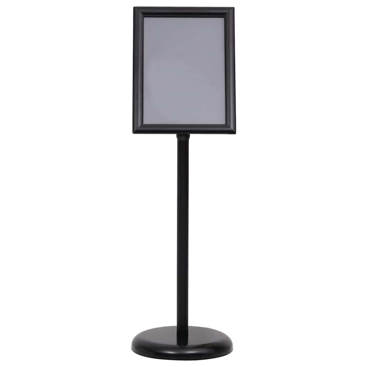 vidaXL Βάσεις Αφισών 2 τμχ. Μαύρο 32,7 x 24 x 108 εκ. Αλουμίνιο