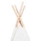vidaXL Σκηνίτσα Teepee Λευκό 120 x 120 x 150 cm