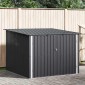 vidaXL Αποθήκη Ποδηλάτου 3 τμχ. Ανθρακί 216 x 207 x 158 εκ. Μέταλλο