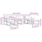 vidaXL Σειρά Καναπέ Εξωτερικού 6 τμχ. Λευκό και Ανοιχτό Γκρι