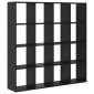 vidaXL Βιβλιοθήκη 16 επίπεδα 137,5 x 29 x 137,5 εκ Επεξεργασμένο Ξύλο