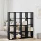 vidaXL Βιβλιοθήκη 16 επίπεδα 137,5 x 29 x 137,5 εκ Επεξεργασμένο Ξύλο
