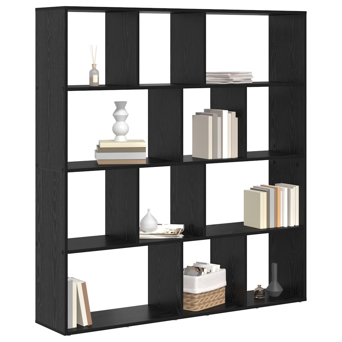 vidaXL Βιβλιοθήκη 12 επιπέδων 132 x 29 x 141,5 εκ. Επεξεργασμένο Ξύλο