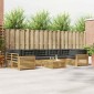 vidaXL Σειρά Καναπέ Εξωτερικού 8 τμχ. Άσπρο και Ανθρακί