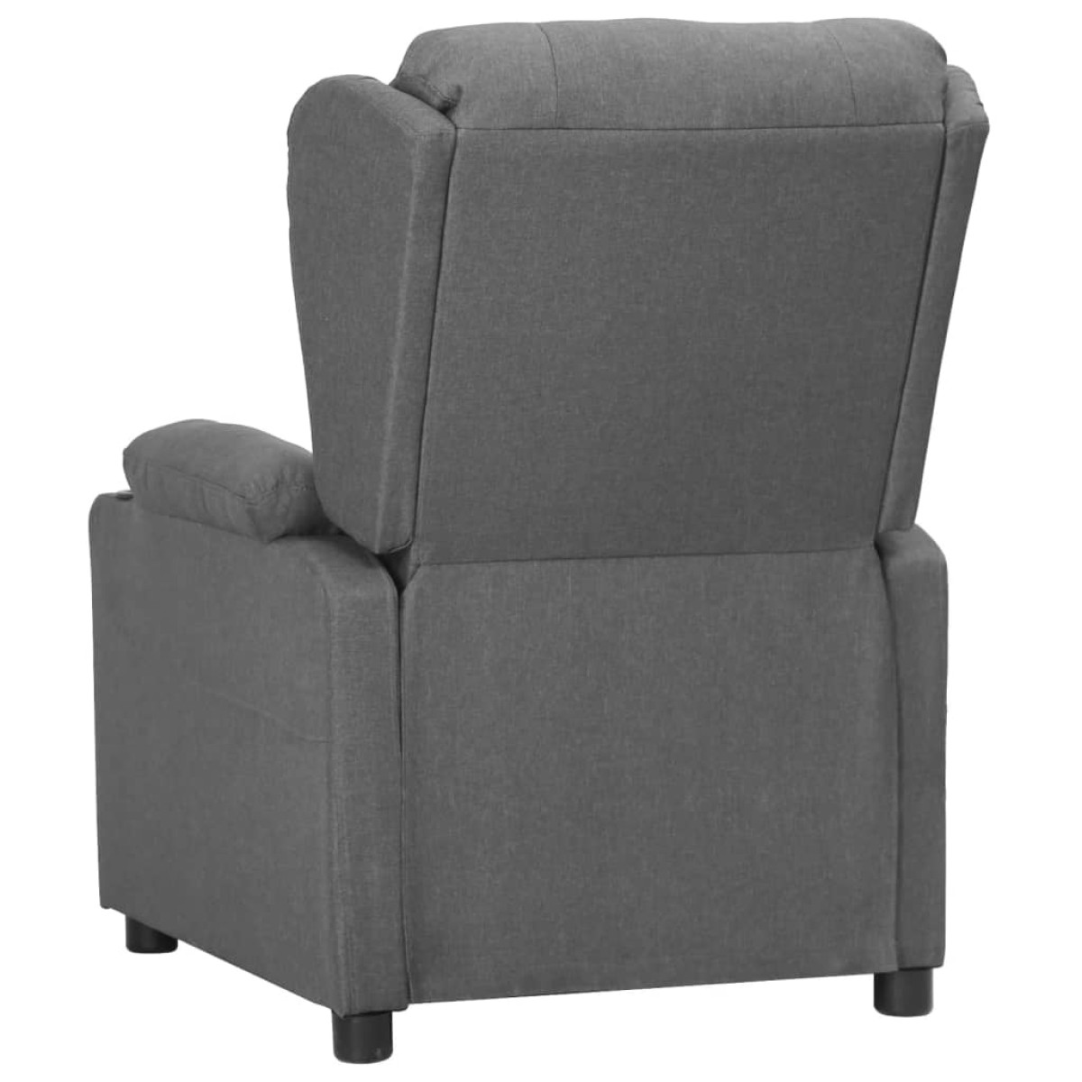 vidaXL Πολυθρόνα Ανακλινόμενη Ανοιχτό Γκρι Υφασμάτινη