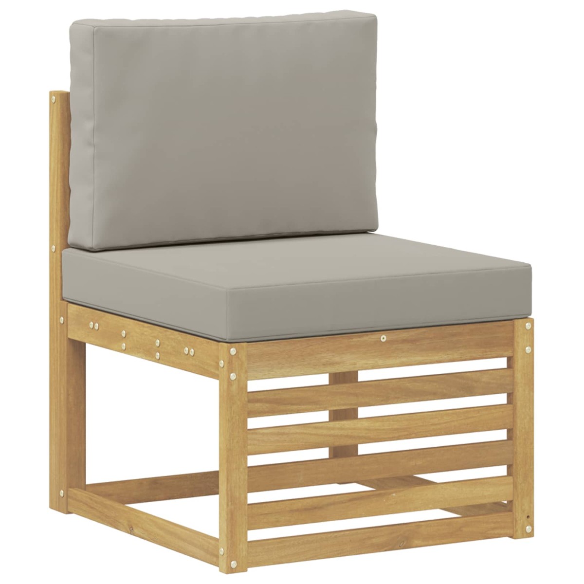 vidaXL Σειρά Καναπέ Εξωτερικού 10 τμχ. Λευκό και Ανοιχτό Γκρι