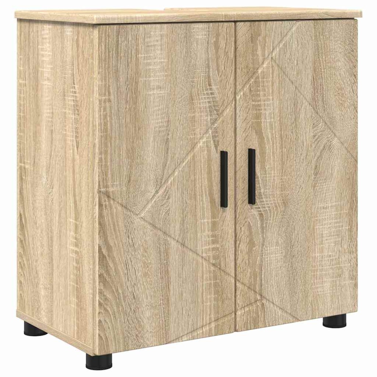 vidaXL Σετ Επίπλων Μπάνιου 2 τμχ. Δρύς Sonoma 61 x 35 x 64 εκ.