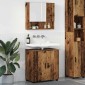 vidaXL Σετ Επίπλων Μπάνιου 2 τμχ. Παλιό Ξύλο 61 x 35 x 64 εκ.