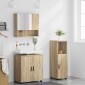 vidaXL Σετ Επίπλων Μπάνιου 3 τμχ. Δρύς Sonoma 61 x 35 x 64 εκ.