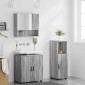 vidaXL Σετ Επίπλων Μπάνιου 3 τμχ. Γκρίζο Σονομα 61 x 35 x 64 εκ.
