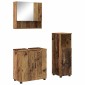 vidaXL Σετ Επίπλων Μπάνιου 3 τμχ. Παλιό Ξύλο 61 x 35 x 64 εκ.