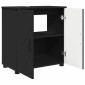 vidaXL Σετ Επίπλων Μπάνιου 3 τμχ. Μαύρο 61 x 35 x 64 εκ.