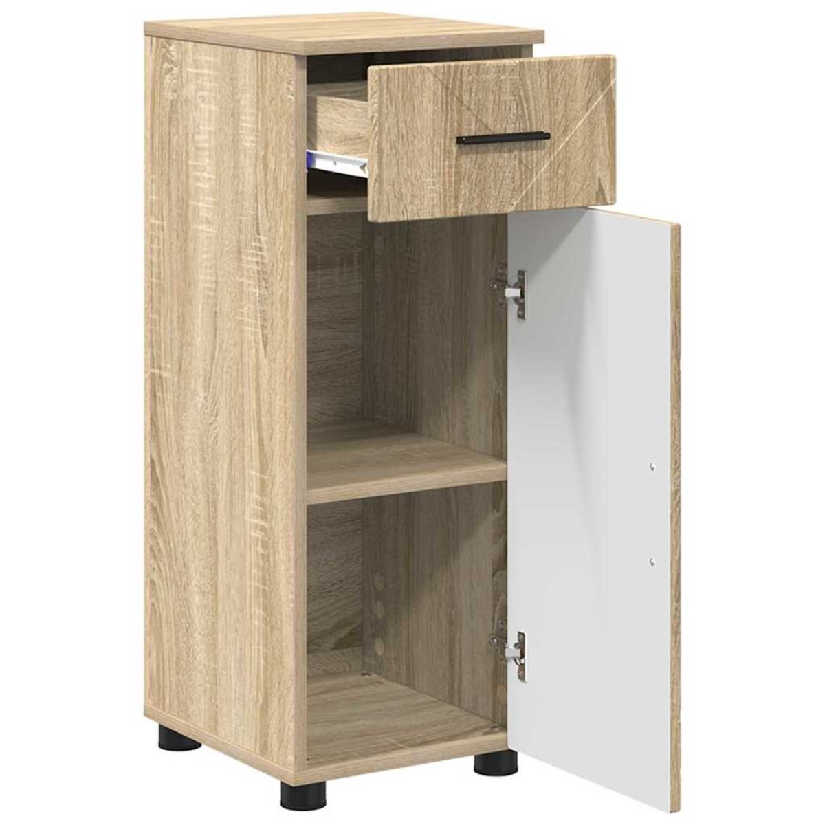 vidaXL Σετ Επίπλων Μπάνιου 3 τμχ. Δρύς Sonoma 61 x 35 x 64 εκ.