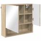 vidaXL Σετ Επίπλων Μπάνιου 3 τμχ. Δρύς Sonoma 61 x 35 x 64 εκ.