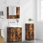 vidaXL Σετ Επίπλων Μπάνιου 3 τμχ. Καπνιστό Δρύς 61 x 35 x 64 εκ.