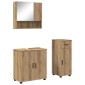 vidaXL Σετ Επίπλων Μπάνιου 3 τμχ. Artisan Oak 61 x 35 x 64 εκ.