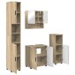 vidaXL Σετ Επίπλων Μπάνιου 4 τμχ. Δρύς Sonoma 61 x 35 x 64 εκ.