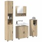 vidaXL Σετ Επίπλων Μπάνιου 4 τμχ. Δρύς Sonoma 61 x 35 x 64 εκ.
