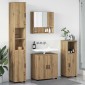 vidaXL Σετ Επίπλων Μπάνιου 4 τμχ. Artisan Oak 61 x 35 x 64 εκ.