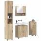 vidaXL Σετ Επίπλων Μπάνιου 4 τμχ. Δρύς Sonoma 61 x 35 x 64 εκ.