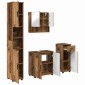 vidaXL Σετ Επίπλων Μπάνιου 4 τμχ. Παλιό Ξύλο 61 x 35 x 64 εκ.