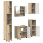 vidaXL Σετ Επίπλων Μπάνιου 5 τμχ. Δρύς Sonoma 61 x 35 x 64 εκ.