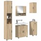 vidaXL Σετ Επίπλων Μπάνιου 5 τμχ. Δρύς Sonoma 61 x 35 x 64 εκ.