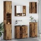 vidaXL Σετ Επίπλων Μπάνιου 5 τμχ. Παλιό Ξύλο 61 x 35 x 64 εκ.