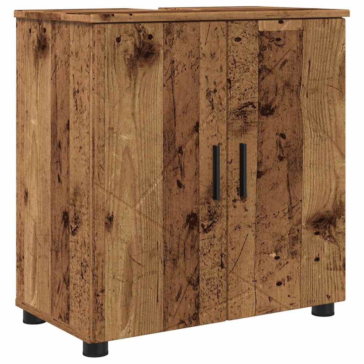 vidaXL Σετ Επίπλων Μπάνιου 4 τμχ. Παλιό Ξύλο 61 x 35 x 64 εκ.