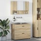 vidaXL Σετ Επίπλων Μπάνιου 2 τμχ. Δρύς Sonoma 76,5 x 35 x 64 εκ